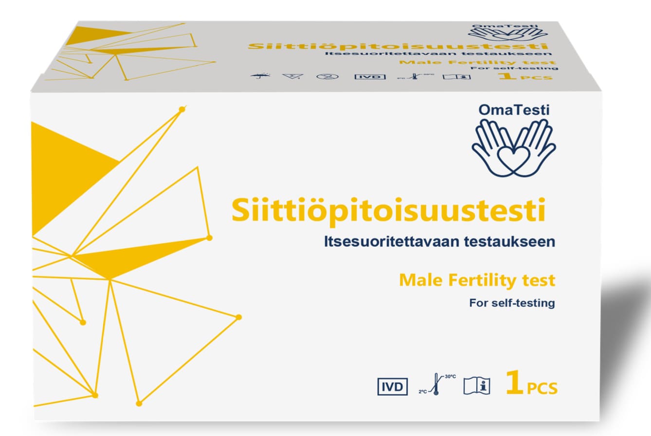OmaTesti miesten hedelmällisyys kotitesti